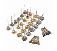 Tbest Brass Wire Brush Set, 36 Pcs Tools Kit