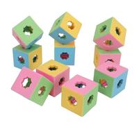 Tbest Building Building del Geometrico 3D Giocattoli Educativi per 3 Anni Sull'allenamento del Cervello per il Pensiero Logico e Strategico per L'illuminazione Nelle Prime Fasi 3D in Plastica 40