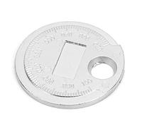 Tbest Calibro per Candele, Strumento per Impieghi Gravosi in Acciaio Inossidabile, Tipo Moneta, Campo di Misurazione 0,02,1 Pollici,6, 2,4 Mm, per Riparazioni Automobilistiche,