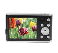 Tbest Camera Digitale 4K 48MP AutoFocus Kids Selfie con Schermo IPS a 2,8 Pollici Poscia Anteriore Dual 16x Zoom Video da Viaggio Compatto per Adolescenti Principianti (BLACK)
