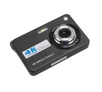Tbest Camera Digitale 4K 48MP HD 2,7 Pollici Schermo 8x Zoom Autofocus Beauty Anti -sket Travel con Luce di Riempimento per Adolescenti per Bambini (BLACK)