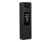 Tbest Camera Indossata da Corpo 4K HD Hotspot WiFi Hotspot da 180 Gradi Rilevamento di Movimenti per Lenti a Rotazione Video Indossabile per le attività All'aperto Interviste
