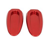 Tbest Cap Foro del Parabrezza di Copertura Base Specchio S1000RR 2019 a 2023 Aggiornamento (rosso)