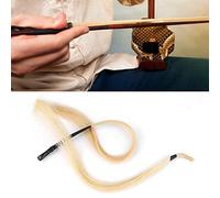 Tbest Capelli Derificati per i di Equieto Erhu per Violoncello Viola, Tono Puro e Forte Forza Espressiva, Lunghezza di 80 Cm