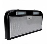 Tbest Cappa da Cucina per Cappa da Cucina per da Incasso per da per Controllo a Pulsante a 3 velocità Luce a LED a Basso Rumore in Acciaio Inossidabile Nero per