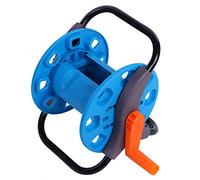Tbest Carrello Avvolgitubo da Giardino Portatile Supporto per Tubo Flessibile da Esterno da 20 M con Fissaggio Forte Raccolta di Tubi di Facile Montaggio