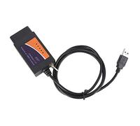 Tbest Cavo Connettore Diagnostico OBD2 con Interfaccia USB Interruttore per Scanner Lettore Codici Errore