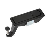 Tbest Chiusura a Compressione Senza Chiusura per Cassetta degli Attrezzi a Leva per Armadietto con Impugnatura Ergonomica Superficie Liscia della Porta per Cassetta degli (BLACK)