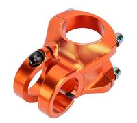 Tbest Ciclo in Lega di Alluminio 35 Mm Pinza Manubrio Placcato Sotto Vuoto per Mottelli TR2 (Arancione)