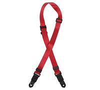 Tbest Cinghia della Fotocamera Universale con Spalla Regolabile Larga Comoda Resistente Confortevole per Canone Mirrorless Dslr Rosso Verde Marrone Grigio (rosso)