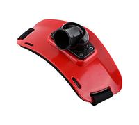 Tbest Cintura da pesca da combattimento cintura regolabile Canna da pesca titolare Stand Up Belt Fishing Rod Holder Fighting Belt sostituzione per la pesca(Rosso)