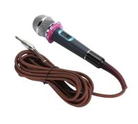 Tbest Coil Dynamic Moving Coil Dynamic Moving Coil Disheld Wired Struttura in Mesh in Metallo in Lega di Zinco per la Performance del Palcoscenico di Karaoke Domestico (BLUE)