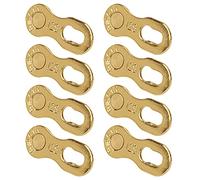 Tbest Collegamento a Catena della Bici, Collegamento, in Acciaio, in Acciaio a 4 Coppa in Bicicletta a 4 Coppa a 12 Basi di Mancante Connector Connector Parti di Ciclismo Accessorio Silver (Gold)