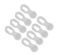 Tbest Collegamento a Catena della Bici, Collegamento, in Acciaio, in Acciaio a 4 Coppa in Bicicletta a 4 Coppa a 12 Basi di Mancante Connector Connector Parti di Ciclismo Accessorio Silver (Silver)