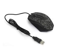 Tbest Computer da Gioco Cablato A30 2000 DPI USB Ergonomico con Retroilluminazione RGB Ad Alta Ottica per PC Gamer (A30)
