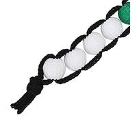 Tbest Confezione da 2 Perline Contatore Colpi con Clip in Treccia di Nylon e Perline di Plastica per Un Facile Monitoraggio del Punteggio 4 Accessori per Bianche e Verdi per Gli Appassionati