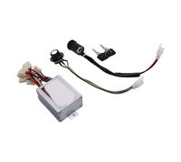 Tbest Controller di velocità, Prestazioni Elevate, Utilizzo a Lungo Termine, un'efficace Dissipazione del Calore, Adatto a Vari Veicoli Elettrici, Design, con Blocco della Porta Elettrica,