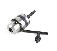 Tbest Convertitore Adattatore Mandrino per Trapano con Codolo Esagonale da 1/4 Pollici Mandrino con Chiave da 3/8" per Avvitatore a Percussione per Trapano Elettrico Punte a Non Rapido
