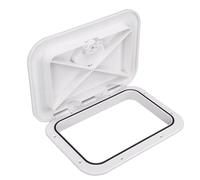 Tbest Coperchio di Copertura per Boccaporto per Barche, Bianco, per Yacht