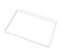 Tbest Copertura dello Schermo di Navigazione Trim Forte Protezione Protettiva del Pannello in Silicone Sostituzione Perfetta per il Modello 3 Y 2018 2023 Telaio di Controllo Centrale (WHITE)