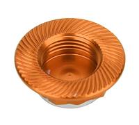 Tbest Dado RC da 17 Mm 4 Pezzi Accessorio Ruota a Prova di Lega di Alluminio per Modello di Auto RC 1/8 Prestazioni di Simulazione Elevate Leggero Arancione (ORANGE)
