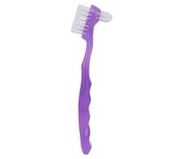 Tbest Decreto di Pennello da Protezione Efficace Riposa la Pulizia della Base di Dnture Bross per gli Anziani Adattati a Protesi Parziali per le Gite Domestiche (PURPLE)