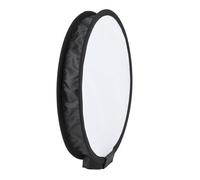 Tbest Diffusore rotondo Speedlite Softbox, effetto luce, superficie bianca pura, facile da installare, ampiamente usato per la fotografia flash