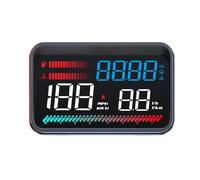 Tbest Display HUD Auto per Auto, Head Up Display Veicolo, Contachilometri Digitale Schermo 4.5 Pollici per Veicolo