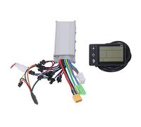 Tbest Display LCD per Controller Bici S866 Kit Controller per Bici Elettrica Senza Spazzole 500W 48V 60V con Alloggiamento in Lega di Alluminio Premium Installazione Semplice