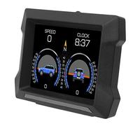 Tbest Display Universale per Auto HUD OBD2 GPS con Misuratore di Pendenza Avviso di velocità Eccessiva per Lettura Digitale del Veicolo Facile da Vedere a Colpo D'occhio Adatto a