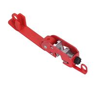 Tbest Dispositivo di Blocco Interruttore Automatico con Lucchetto Isolato in Nylon - Costruzione in Lega di Alluminio Pressofuso e ABS per Pannelli Elettrici 120-240 V, Kit LOTO Conforme OSHA per