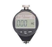 Tbest Durometro Digitale Portatile con Schermo LCD, Misuratore di Durezza in Acciaio Legato per Cera in Gomma, Plastica, Pelle, Ampia Scatola di Immagazzinaggio da 0 a 100 HA Inclusa (Tipo C)