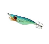 Tbest Esca da Pesca con Jig per Calamari Luminosa Al Buio - per Esca in ABS Ad Affondamento Lento con Azione Realistica della Branchia per la Pesca Notturna dei Calamari (BLUE)
