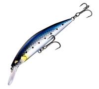 Tbest Esca per Pesciolini Pescile per Pesciolino Esca Dura per le Azioni di Nuoto a Punta di Basso 11 Cm 29g 2 Ganci 3d Occhi per la Pesca con Acqua Salata (1)