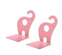 Tbest Fermaporte per Libri, Simpatico Design Elefante Antiscivolo (PINK) | Metallo,Contiene libri alti,Decorativo per la cameretta dei bambini,Impugnatura rinforzata,Divertente accessorio per lo