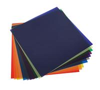 Tbest Filtro Filtro a Colori Gel di Correzione Universale Elevata per la Luce a Led Strobo Accessori di Illuminazione da Studio Professionale per la Luce a Led 30 X 30 Cm Materiale (11PCS)