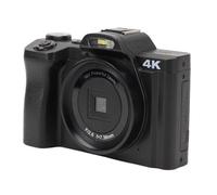 Tbest Fotocamera Digitale 4K Schermo IPS Ad Alta Risoluzione 48MP Zoom 16X Modalità Quadrante Supporto 128GB HD 30FPS Fotocamera per Vlogging 4K con Cordino per Adolescenti