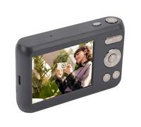 Tbest Fotocamera Digitale da 64 MP con Messa a Fuoco Automatica 4K e Schermo da 2,7 Pollici con Zoom 16x per la Fotografia di Viaggio (BLACK)