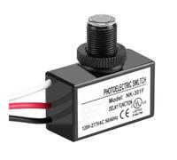 Tbest Fotocellula Interruttore Automatico On/Off Controllo | A risparmio energetico, Adatto per LED, Automatizza le luci esterne, Ideale per scarsa illuminazione, Compatibile con varie