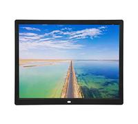 Tbest Frame di Foto Digitale Smart Picture da 15 Pollici 1080p Display LED Ad Alta Risoluzione con luminosità Regolabile Multifunzionale Supporto Video (Spina europea)