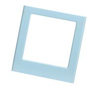 Tbest Frame Tasca da Tasca Magnetica Cornici per Frigorifero a Doppia Facciate per il Frigo per Quadrato (BLUE)