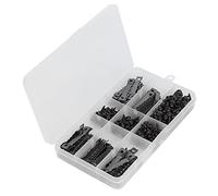 Tbest Ganci per Quadri a Dente di , Ganci Resistenti in Acciaio Al Carbonio | 100 pezzi, include 200 viti, installazione semplice, adatto a vari telai