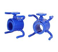 Tbest Gancio per Ombrellone da Spiaggia in Plastica con 4 Artigli - Universale per Aste per Ombrelli da 25-32 Mm, Altezza per Asciugamani Cappelli Vestiti Porta Occhiali da Sole, Accessorio da
