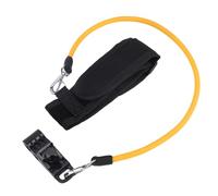 Tbest Golf Swing Trainer corda elastica miglioramento della memoria muscolare per allenamento a casa, giallo