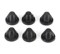 Tbest Gomma per Coperchio Valvole Motore, 6 Pezzi, 03G103184C, Adatto per Varie Auto, Nero