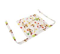 Tbest Grembiule per Raccolta Uova con Tasche Multiple - Duty Twill di Cotone Pollo Anatra Oca Uova di Quaglia Raccoglitore per Cucina Agricola Giardinaggio, Cintura in Vita, Lavabile in Lavatrice