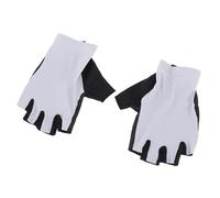 Tbest Guanti da ciclismo a mezza dita, assorbimento degli urti di guanti da ciclismo sportivi, anti-scivolo, traspiranti, per ciclismo su strada (L)