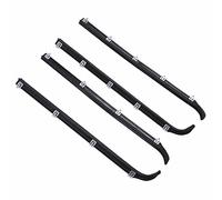 Tbest Guarnizioni in Feltro per Finestra Kit Guarnizione in Gomma Premium Perfetta per Camion Bronco 1987 96 Porta Anteriore Windows Set 4 Pezzi