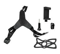 Tbest Helmet Forte Monte Minte Cinta Leggera Accessorio per Cinturino per Cinturino a Silicone Leggero Accessorio Sicuro Montaggio del Telefono per Cavalcare in Plastica Sport