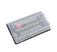 Tbest Hub Divisore ARGB PWM a Ventola, Magnetico a 10 Vie | Materiale acrilico, supporta 13 dispositivi ARGB, semplifica il cablaggio